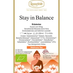 Ayurveda Tee Stay in Balance bio