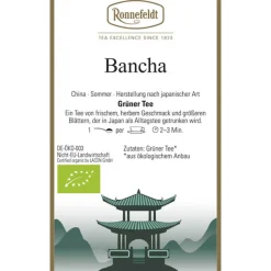 Bancha Herstellung japanische Art bio