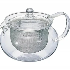 Bauchige Glas Teekanne Maru