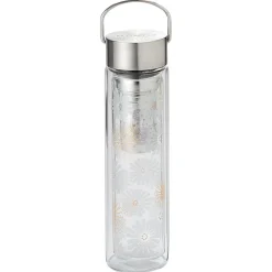 Doppelwandiger Glas To Go Becher