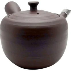 Geriffelte Kyusu (Seitengriffkanne)