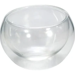 Glas Cup klein doppelwandig