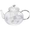 Glas-Teekanne Miko, 1,2lt. mit Glassieb