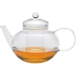 Glas-Teekanne Miko, 1,2lt. mit Glassieb
