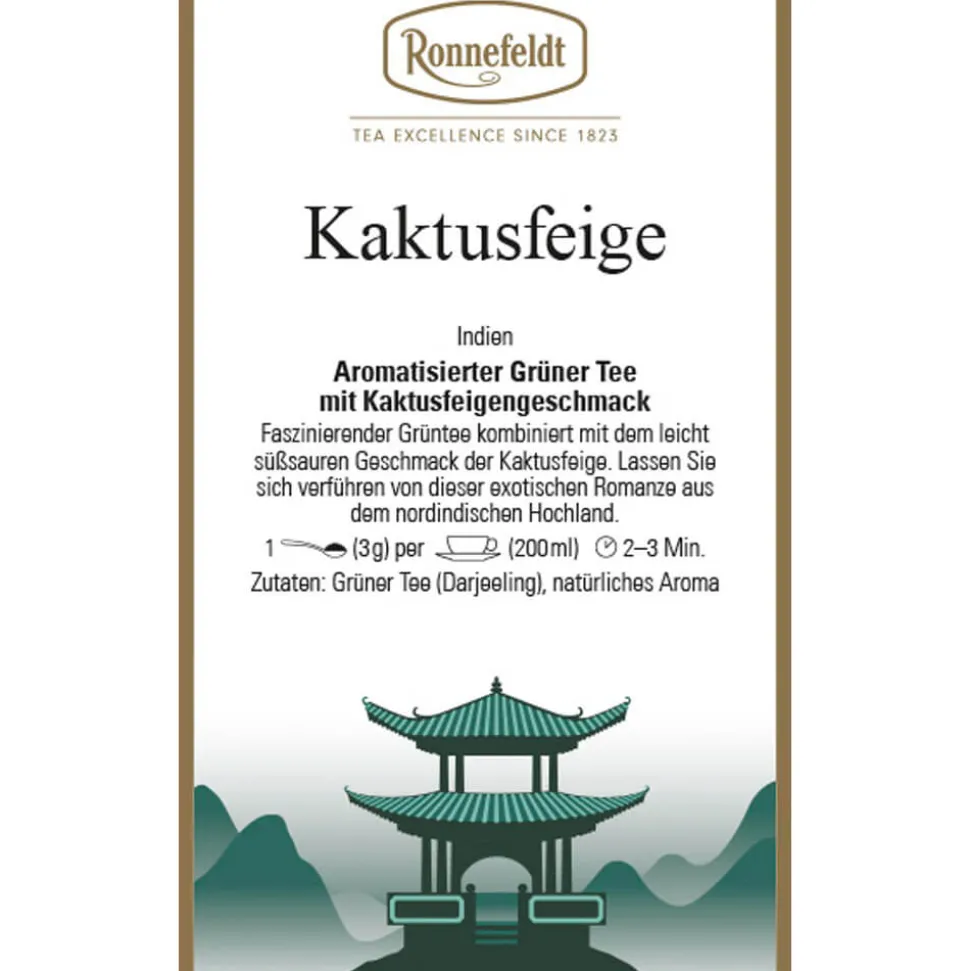 Grüntee Kaktusfeige