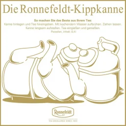 Kippkanne aus Bone China Porzellan