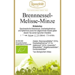 Kräutertee Brennnessel-Melisse-Minze bio