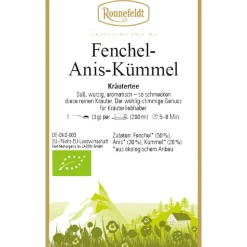 Kräutertee Fenchel Anis Kümmel bio