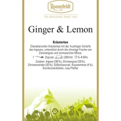 Kräutertee Ginger & Lemon