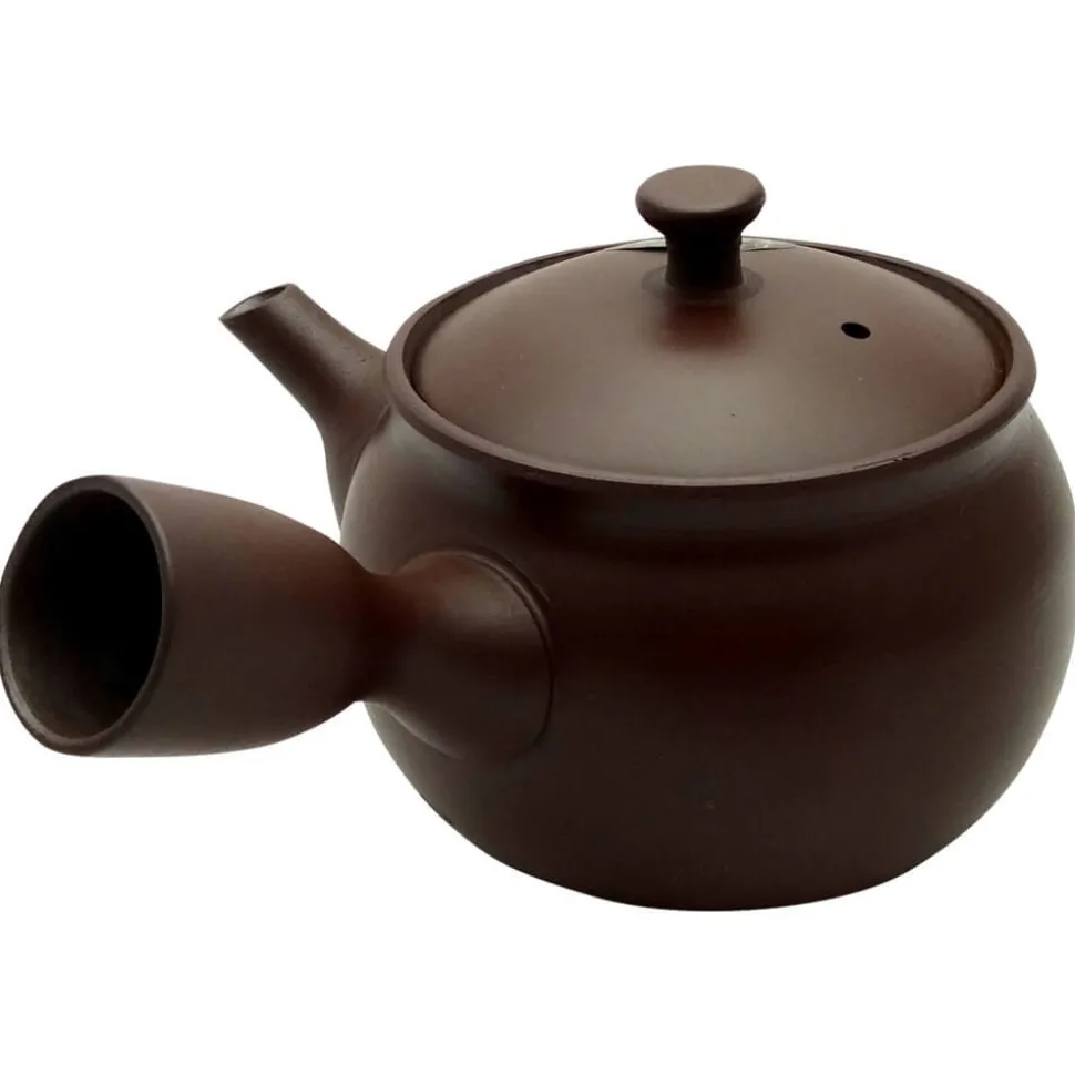 Kyusu Einhand-Teekanne, runde Form