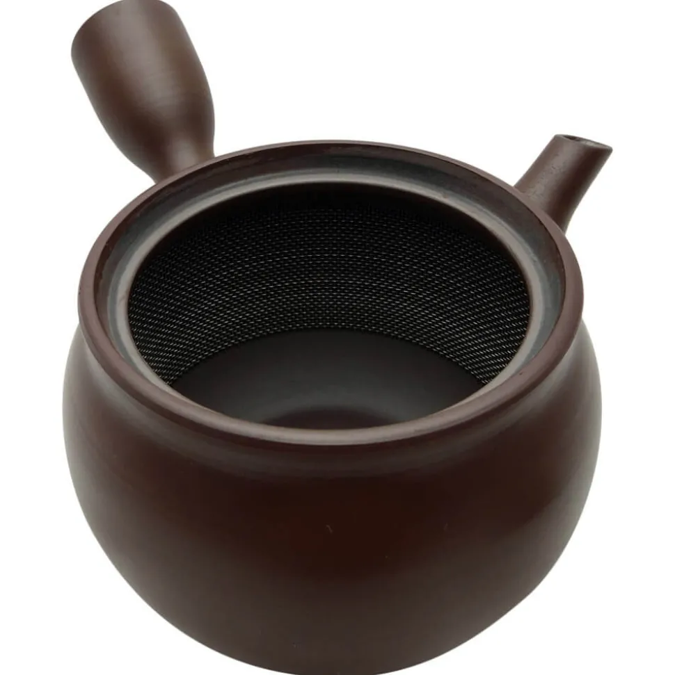 Kyusu Einhand-Teekanne, runde Form