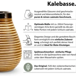Mate Set Becher Keramik