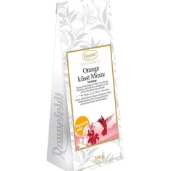 Milder Früchtetee Orange küsst Minze