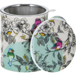 Porzellan Deckelbecher Birdy