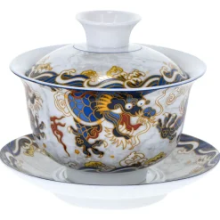 Porzellan Gaiwan farbig
