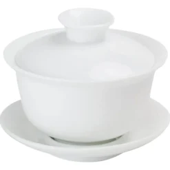 Porzellan Gaiwan weiß