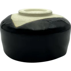 Schwarze Matchaschale Moriko