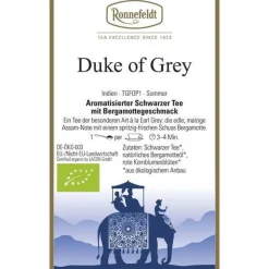 Schwarzer Tee Duke of Grey bio