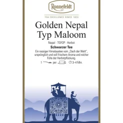 Schwarzer Tee Golden Nepal Typ Maloom