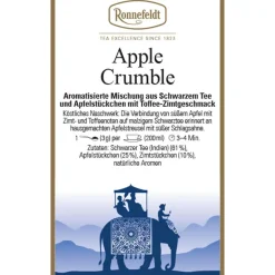 Schwarztee Apple Crumble