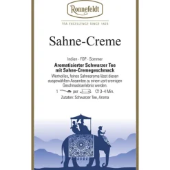 Schwarztee Sahne-Creme