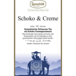 Schwarztee Schoko & Creme