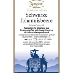 Schwarztee Schwarze Johannisbeere