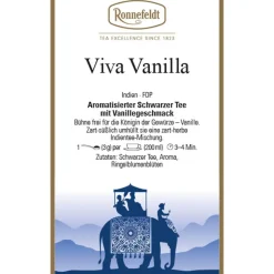 Schwarztee Viva Vanilla