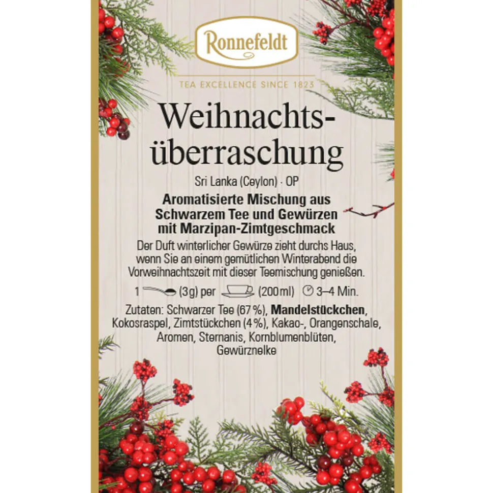 Schwarztee Weihnachtsüberraschung