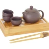 Tee Set Zhong aus dunklem Zisha Ton