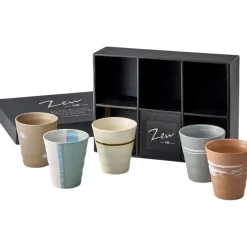 Teebecher aus Japan Zen fünfteilig
