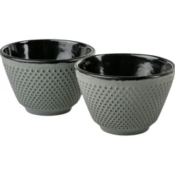 Teebecher Gusseisen Xilin, 2er-Set, hellgrün