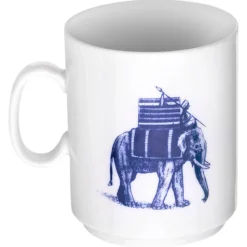 Teebecher mit Elefanten-Aufdruck