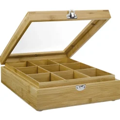 Teebeutel Box 9 Fächer mit Fenster