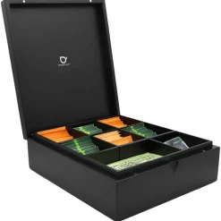 Teebeutelbox mit flexiblen Fächern