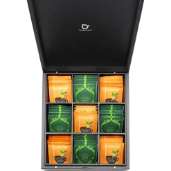 Teebeutelbox mit flexiblen Fächern