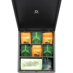 Teebeutelbox mit flexiblen Fächern