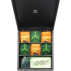 Teebeutelbox mit flexiblen Fächern