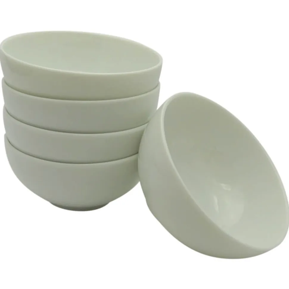 Teeschalen aus Porzellan - 5-er Set