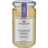 Weißer Kandis mit Holunderblütensirup