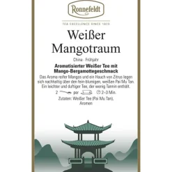 Weißer Tee Mangotraum