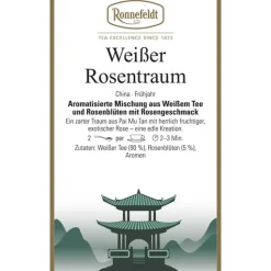 Weißer Tee Rosentraum